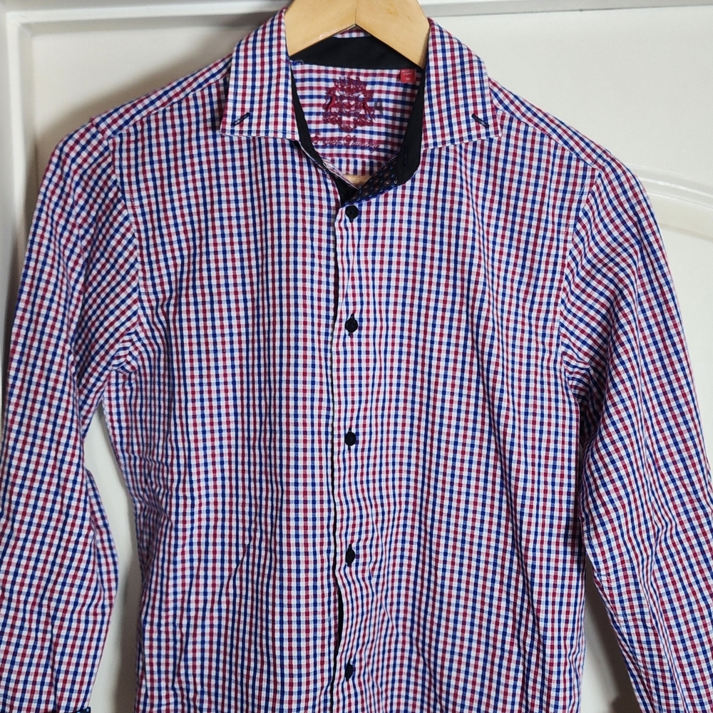 English Laundry Multicolor Checkered Button Down Shirt